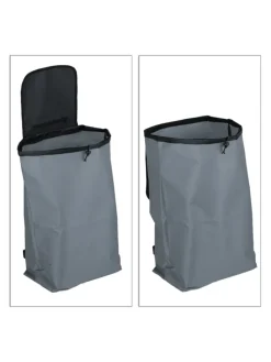 Einkaufstrolley in Grau