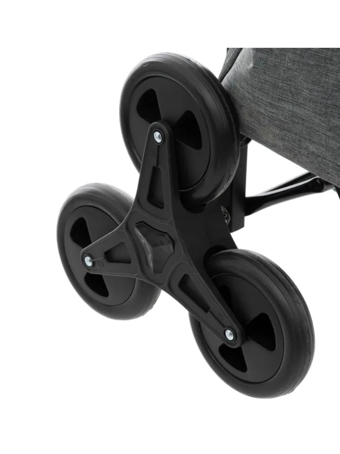 Einkaufstrolley in grau