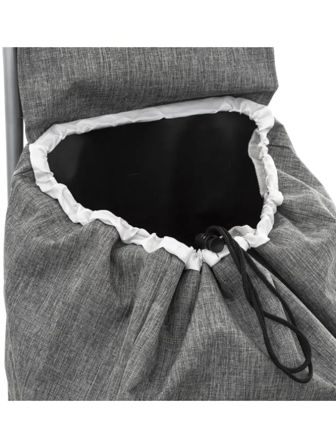 Einkaufstrolley in grau