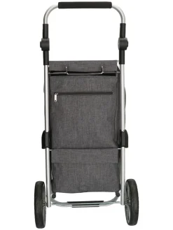 Einkaufstrolley in Grau - (B)32 x (H)54 x (T)24 cm