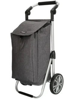 Einkaufstrolley in Grau - (B)32 x (H)54 x (T)24 cm