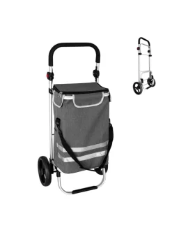Einkaufstrolley in Grau - 45 l