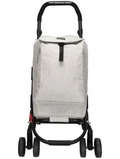 Einkaufstrolley in Grau - (B)60 x (H)113 x (T)40 cm