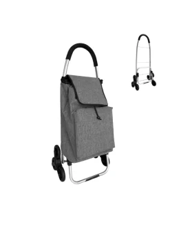 Einkaufstrolley in Grau - 45 l