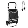 Einkaufstrolley in Schwarz - 45 l