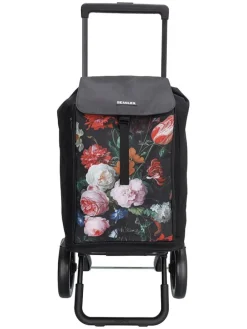 Einkaufstrolley in Schwarz - (B)43 x (H)100 x (T)40 cm