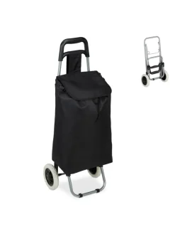 Einkaufstrolley in Schwarz