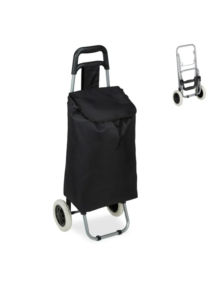 Einkaufstrolley in Schwarz