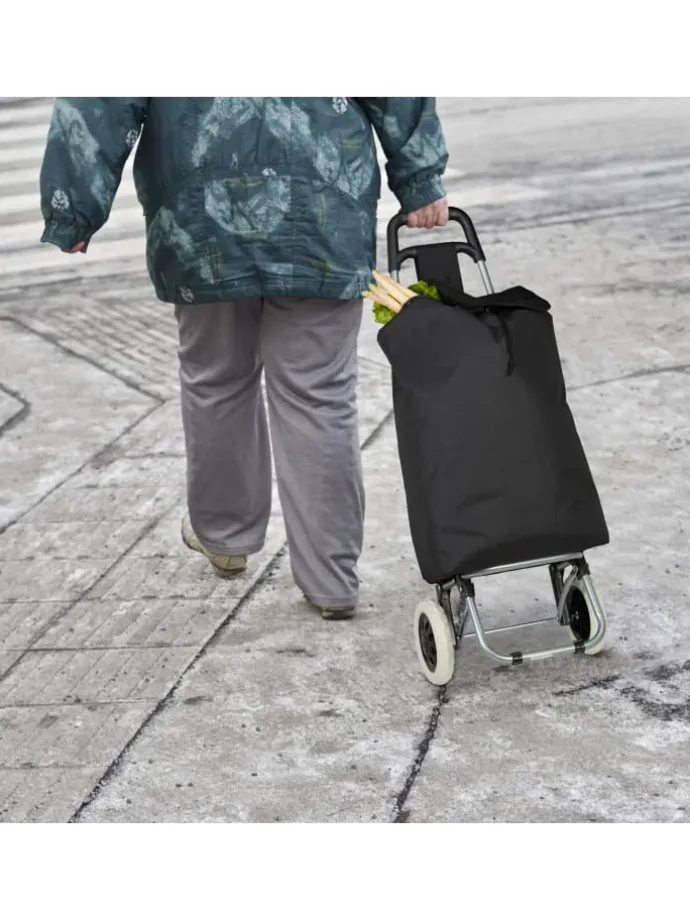 Einkaufstrolley in Schwarz