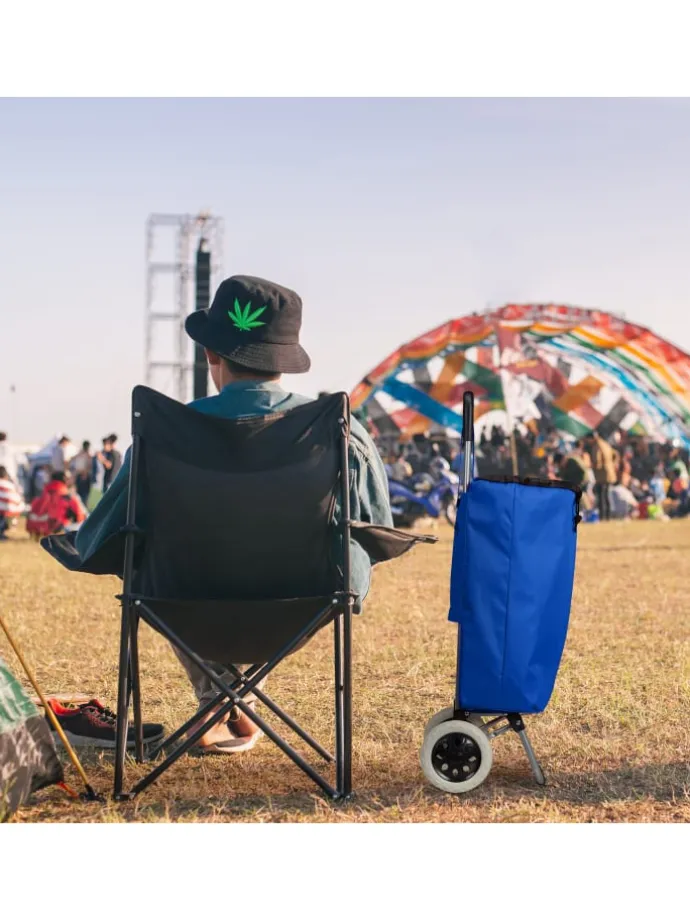 Einkaufstrolley in Schwarz