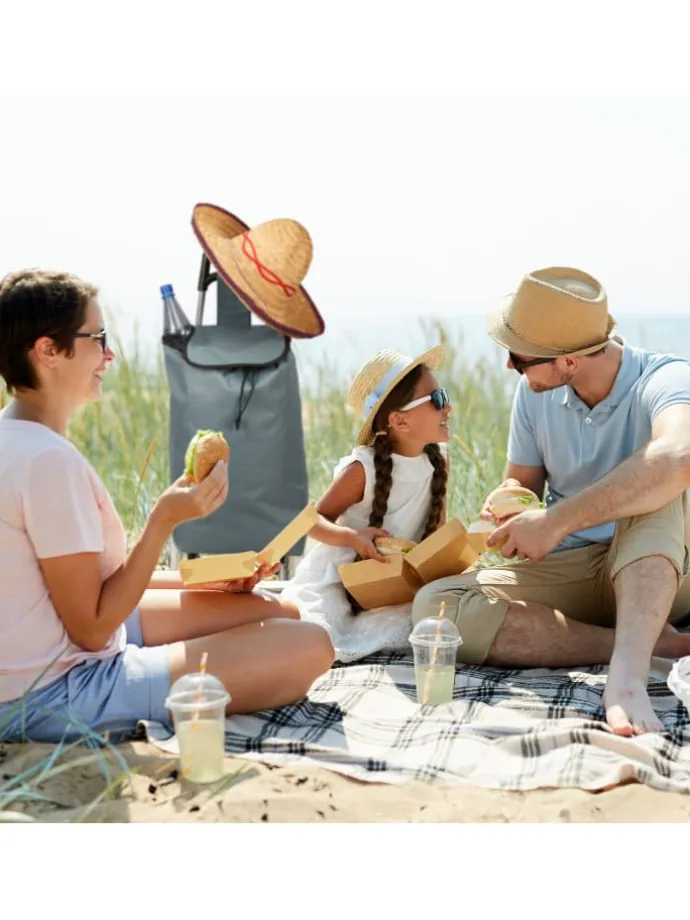 Einkaufstrolley in Schwarz