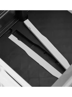 Einkaufstrolley in Weiß/ Grau