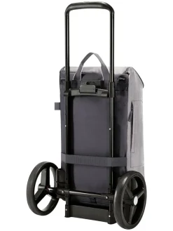 Einkaufstrolleytasche in Grau - (B)34 x (H)60 x (T)24 cm