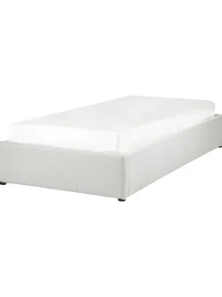 Einzelbett DINAN in Grau - (W) 97 x (H) 31 x (L) 214 cm