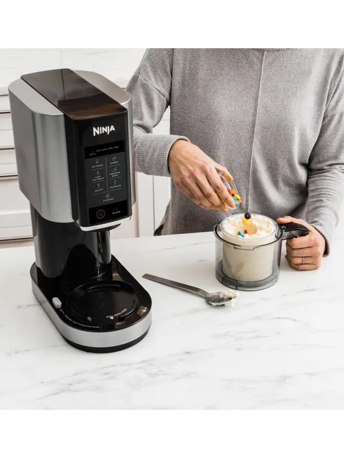 Eismaschine NC300EU Creami Eismaschine in silber