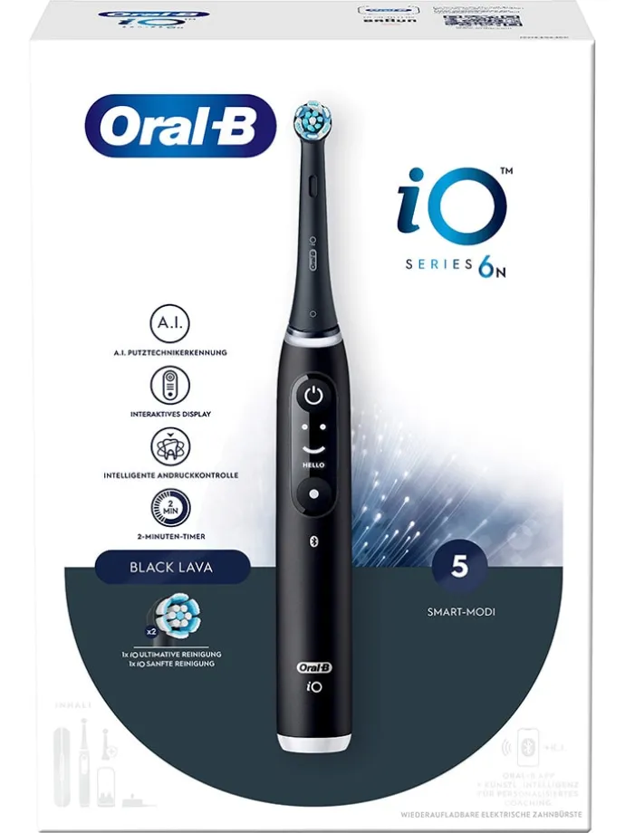Elektr. Zahnbürste "iO Series 6" in Schwarz