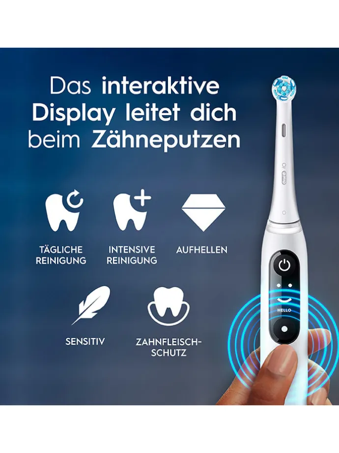 Elektr. Zahnbürste "iO Series 6" in Weiß