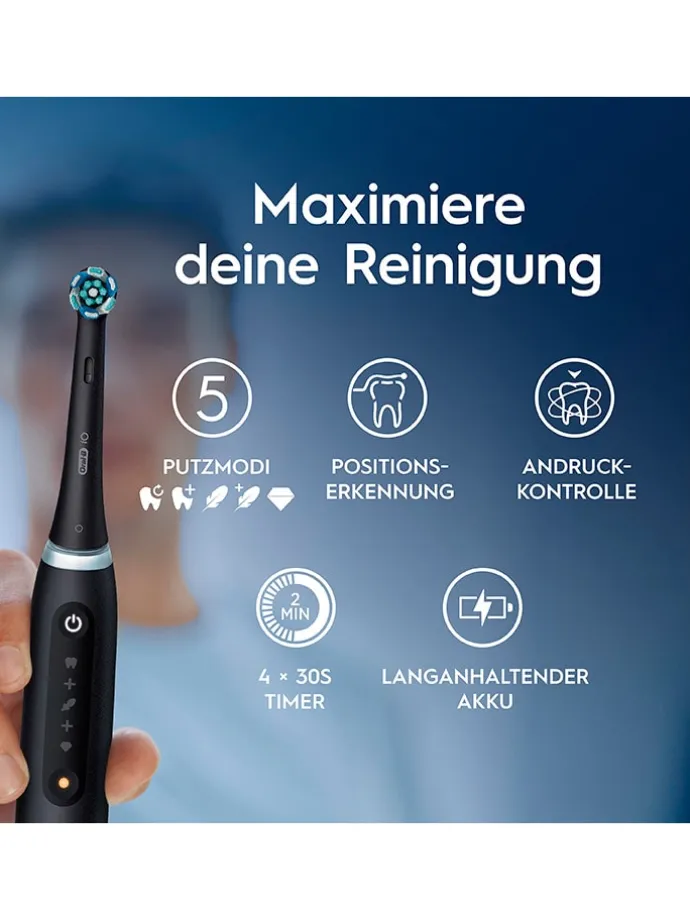 Elektr. Zahnbürste "iO Series 5" in Schwarz