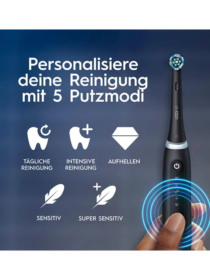 Elektr. Zahnbürste "iO Series 5" in Schwarz