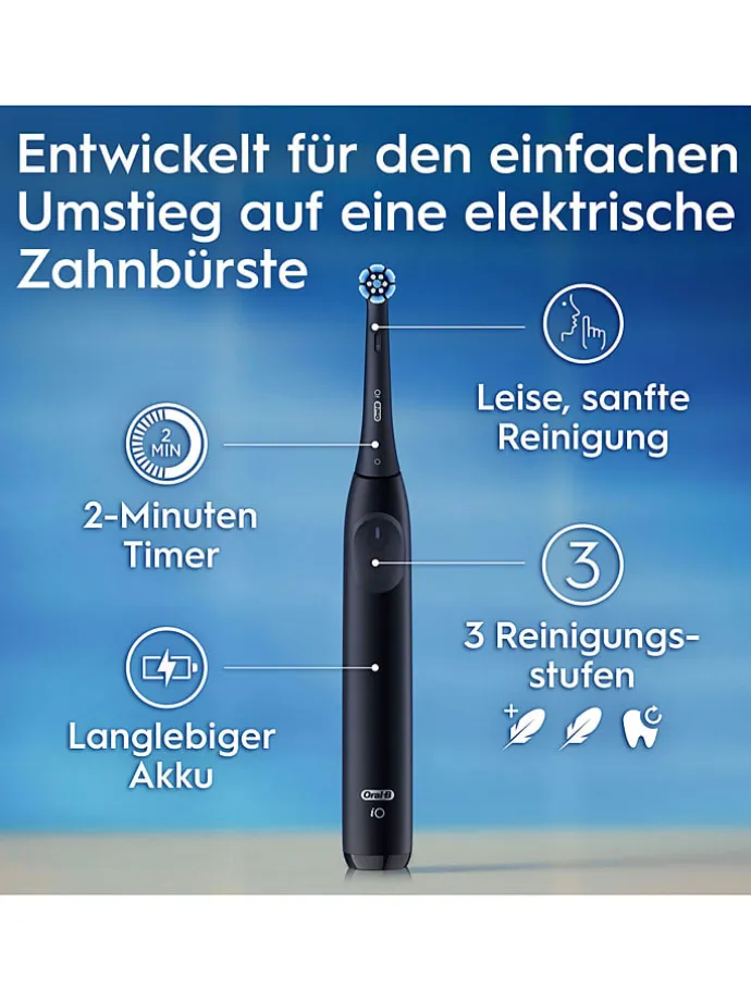 Elektr. Zahnbürste "iO Series 2" in Schwarz