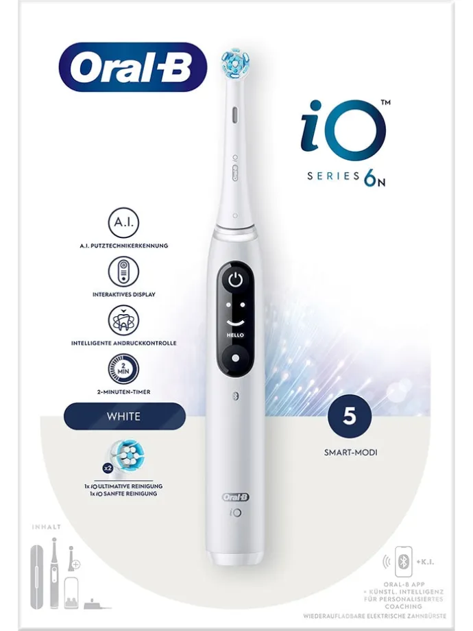 Elektr. Zahnbürste "iO Series 6" in Weiß