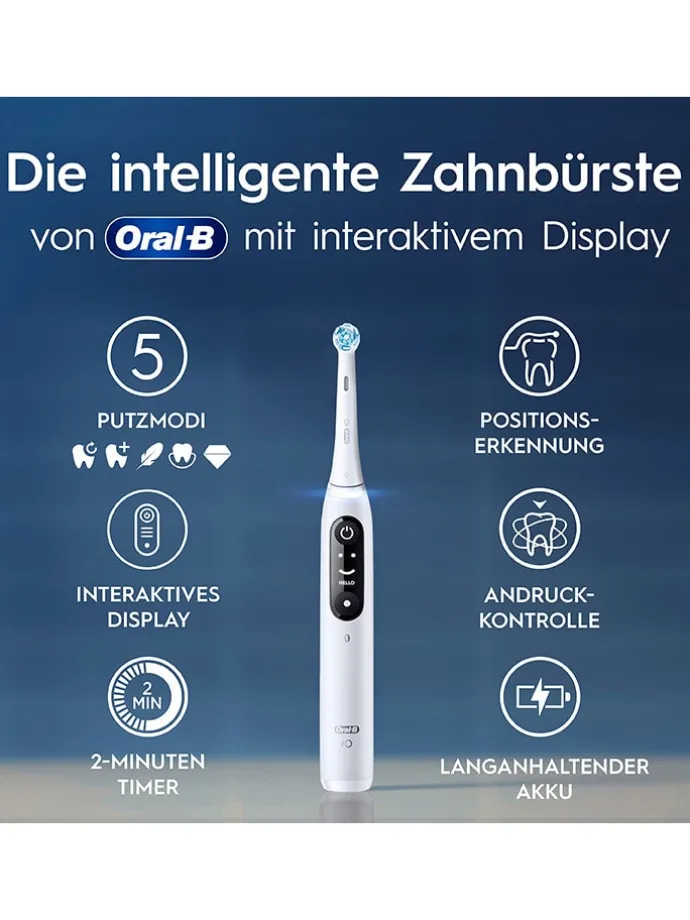 Elektr. Zahnbürste "iO Series 6" in Weiß