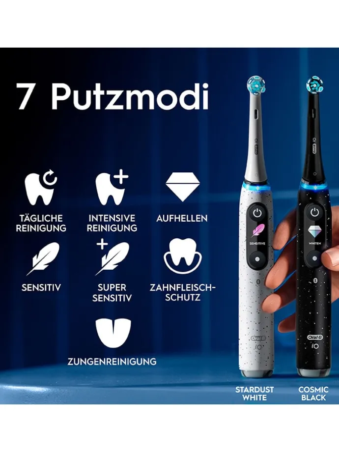 Elektr. Zahnbürste "iO Series 10" in Schwarz