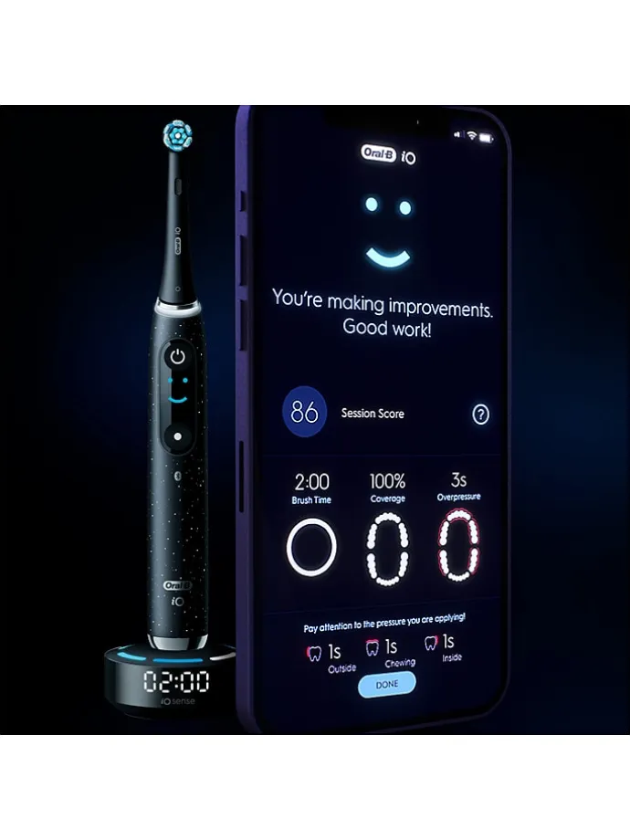 Elektr. Zahnbürste "iO Series 10" in Schwarz