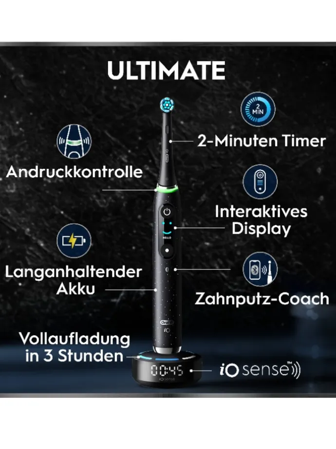 Elektr. Zahnbürste "iO Series 10" in Weiß