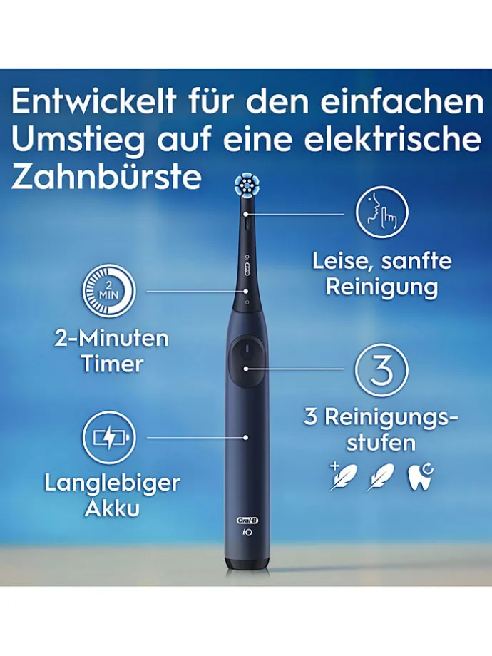 Elektr. Zahnbürste "iO Series 2" in Dunkelblau