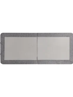 Elektrisch verstellbarer Lattenrost BRUNOY in Grau/Schwarz