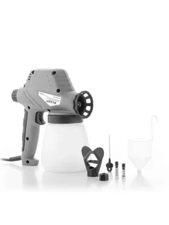 Elektrische Farbspritzpistole Grau/ Weiß