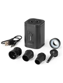 Elektrische Luftpumpe in Schwarz