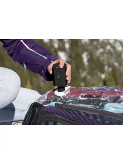 Elektrische Luftpumpe in Schwarz