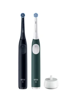 Elektrische Zahnbürste "iO Series 2 + 2. Handstück" in Schwarz/Grün