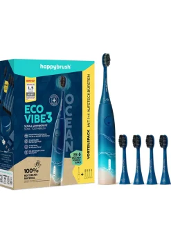 Elektrische Zahnbürste mit Zubehör "Eco V3 Ocean" in Blau