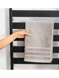 Elektrischer Handtuchwärmer in Schwarz