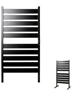 Elektrischer Handtuchwärmer in Schwarz