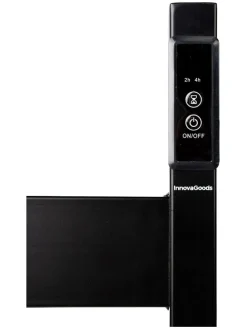 Elektrischer Handtuchwärmer in Schwarz - (B)50 x (H)80 cm