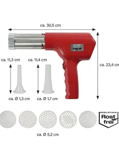 Elektrischer Pasta-Maker in Rot - (B)30,5 x (H)23,4 x (T)6,5 cm