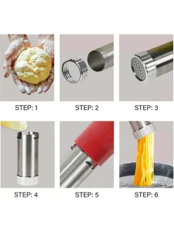 Elektrischer Pasta-Maker in Rot - (B)30,5 x (H)23,4 x (T)6,5 cm