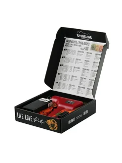 Elektrischer Pasta-Maker in Rot - (B)30,5 x (H)23,4 x (T)6,5 cm