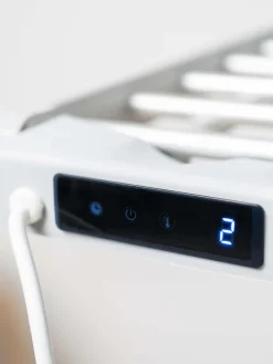 Elektrischer Wäscheständer in Grau - (B)148 x (H)112 x (T)54 cm