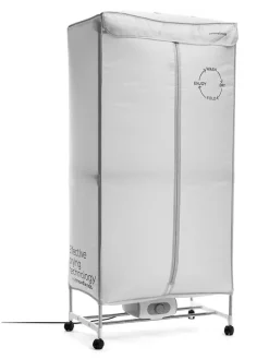 Elektrischer Wäschetrockner in Grau - (B)70 x (H)150 x (T)45 cm