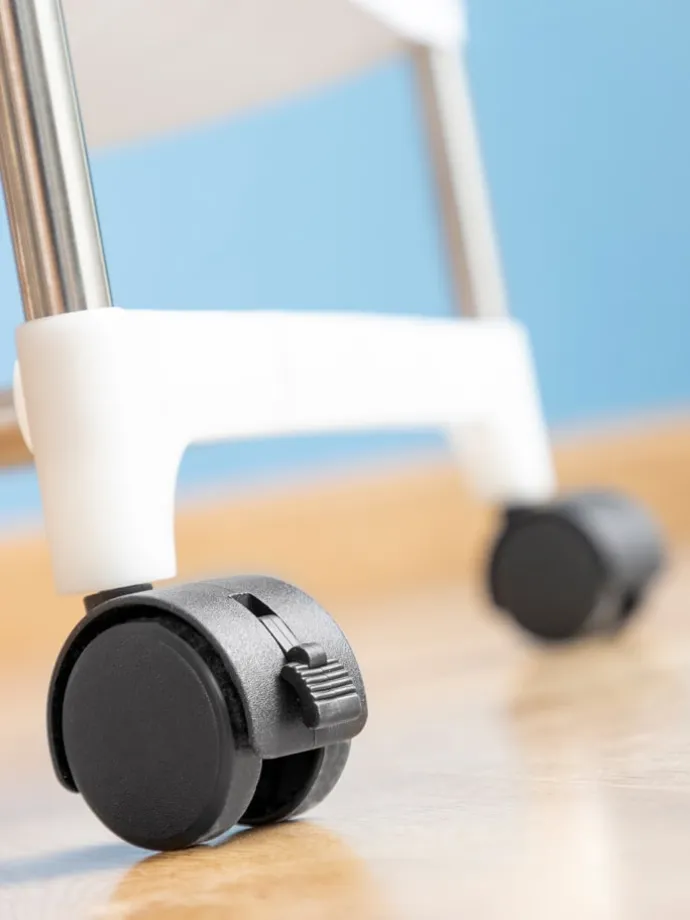 Elektrischer Wäschetrockner in Grau - (B)70 x (H)150 x (T)45 cm