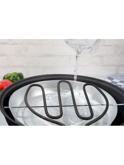 Elektro-Tischgrill in Schwarz - Ø 30 cm