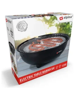 Elektro-Tischgrill in Schwarz - Ø 30 cm
