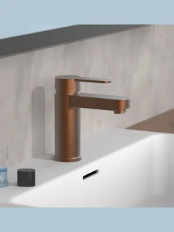 ELEPHANT Waschtischarmatur, Kupfer matt