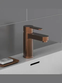 ELEPHANT Waschtischarmatur, Kupfer matt