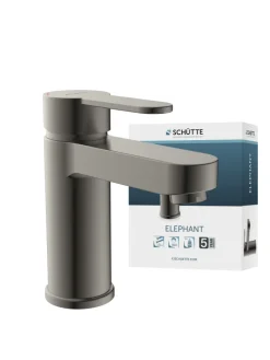 ELEPHANT Waschtischarmatur, Graphit matt